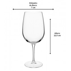 Taça Avulsa 640ml Spazio Em Vidro Bormioli Rocco